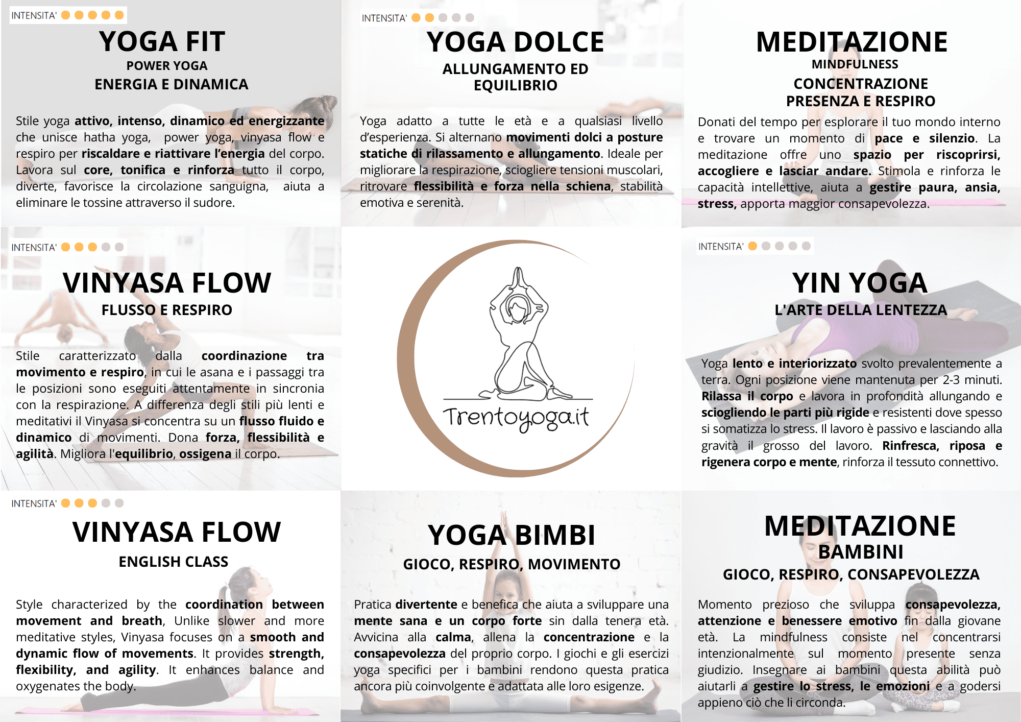 corsi yoga pergine