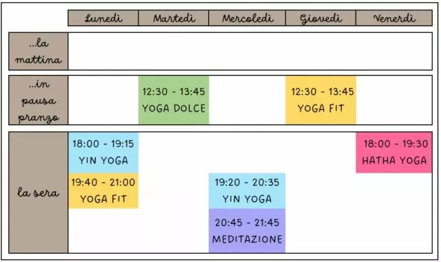 Corsi di yoga a Trento