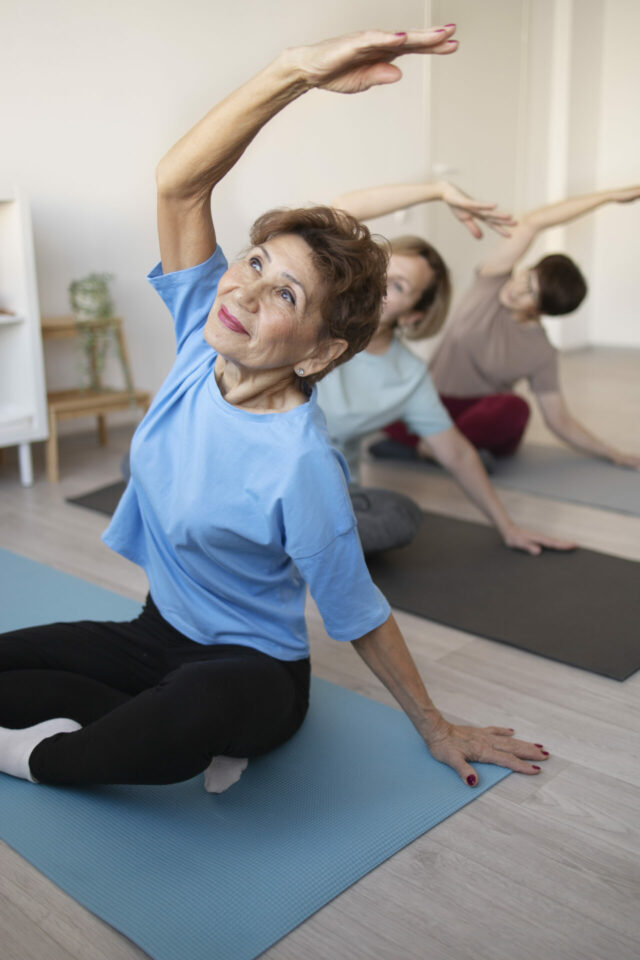 yoga anziani pergine